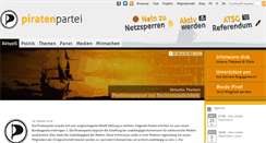Desktop Screenshot of piratenpartei.ch
