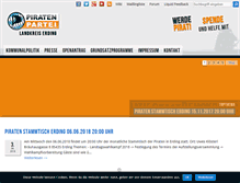 Tablet Screenshot of erding.piratenpartei.de