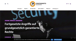 Desktop Screenshot of piratenpartei.de